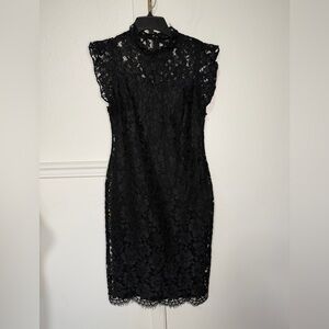 Enfocus Studio Elegant Black Lace Dress size 6